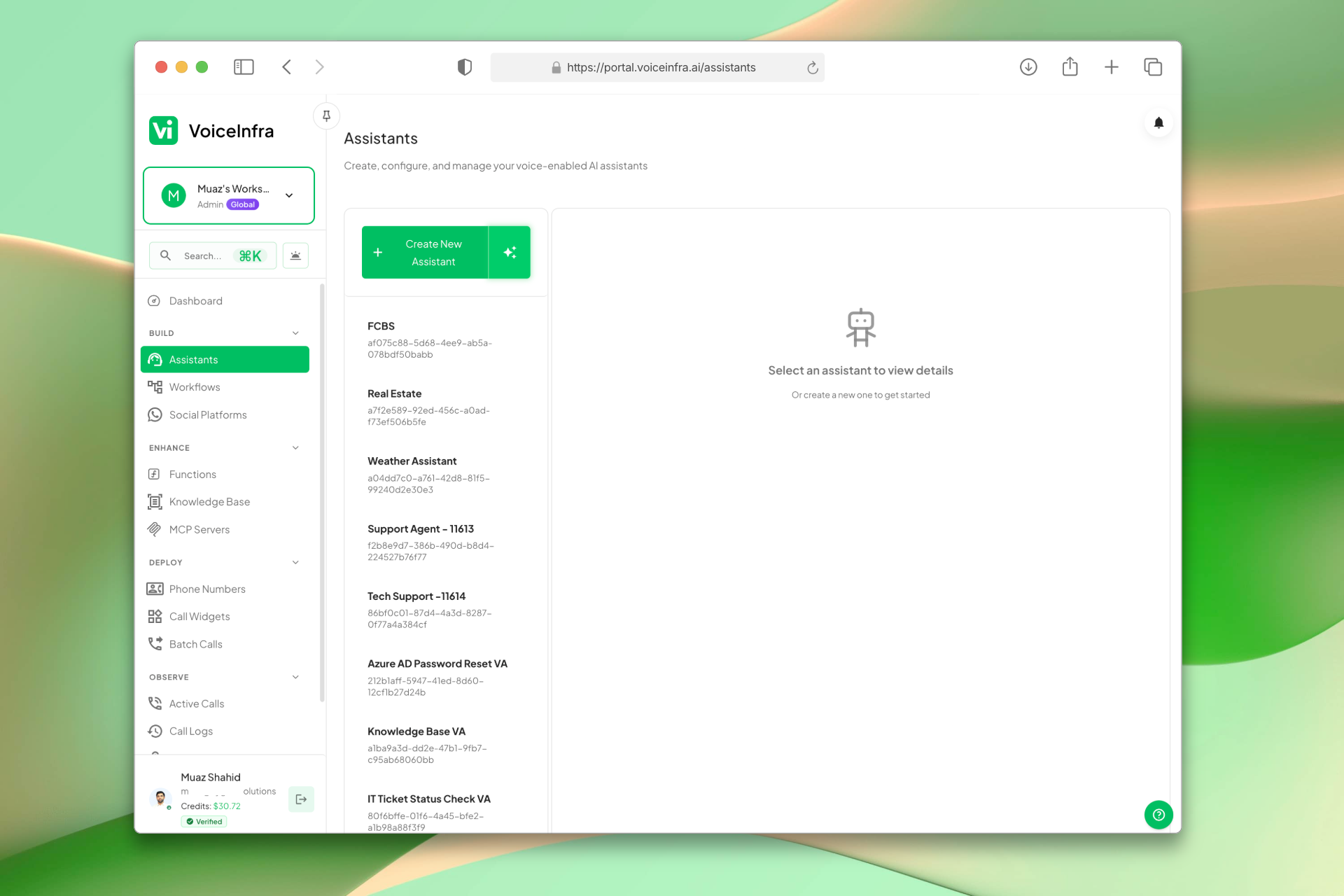 Assistant Management Dashboard