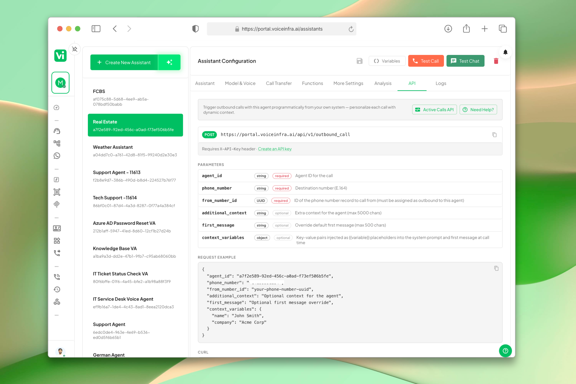 Dynamic Outbound API